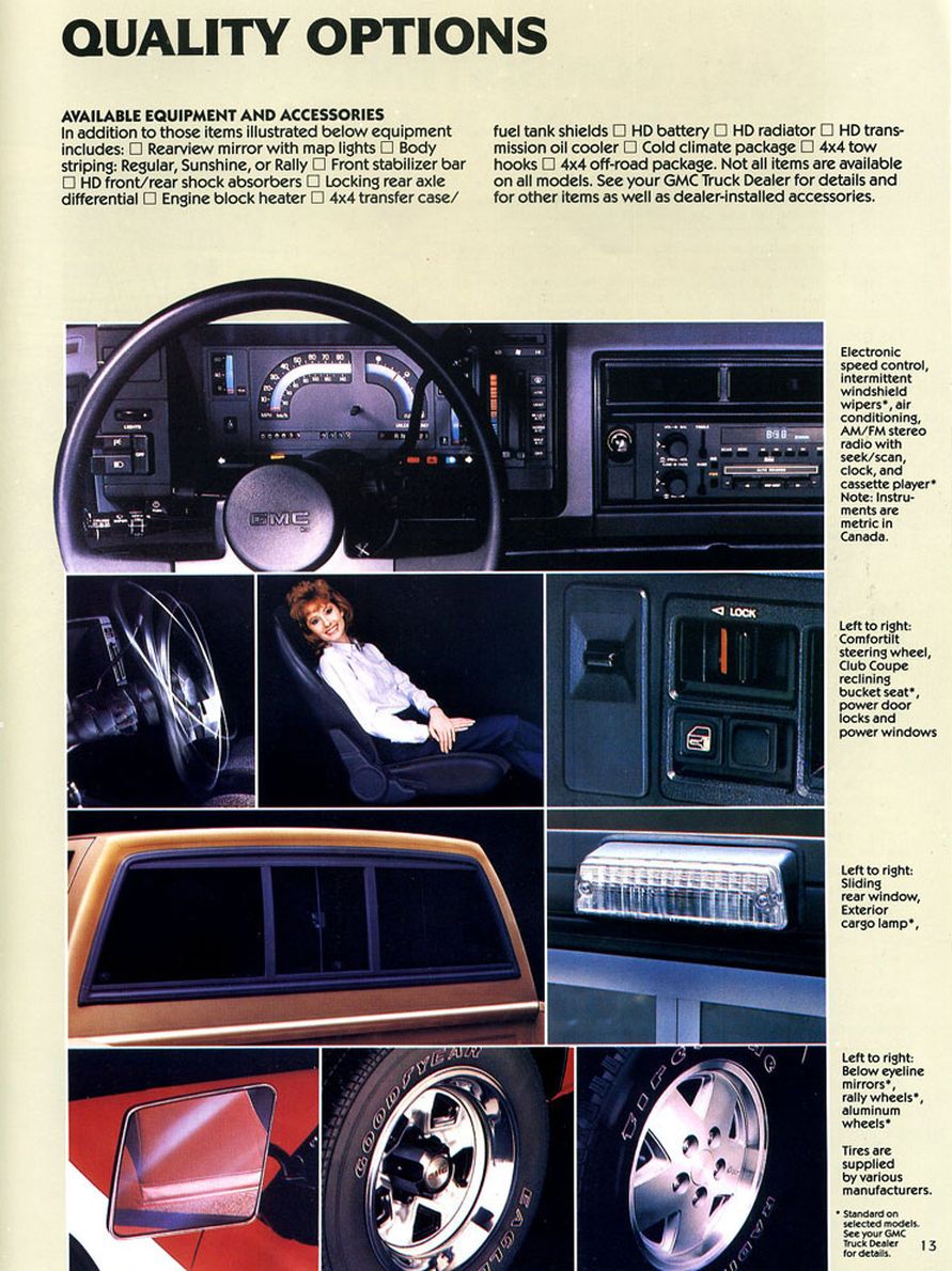 1984 GMC S-15 Pickup Brochure Page 8